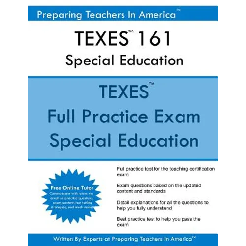 TEXES 161 Special Education: TEXES 161 Exam - Paperback