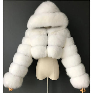 Furry Cropped Faux Fur