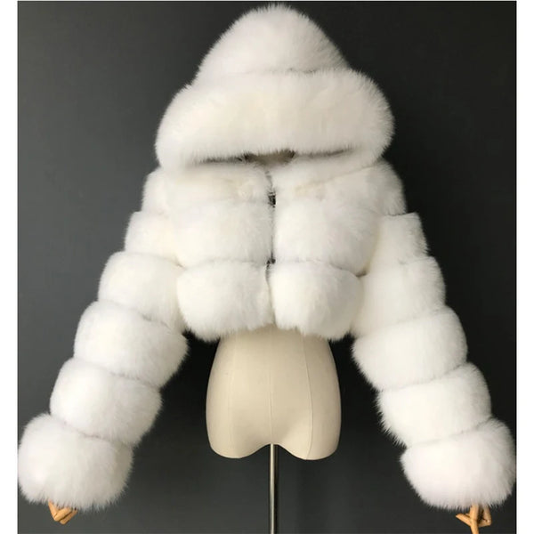 Furry Cropped Faux Fur