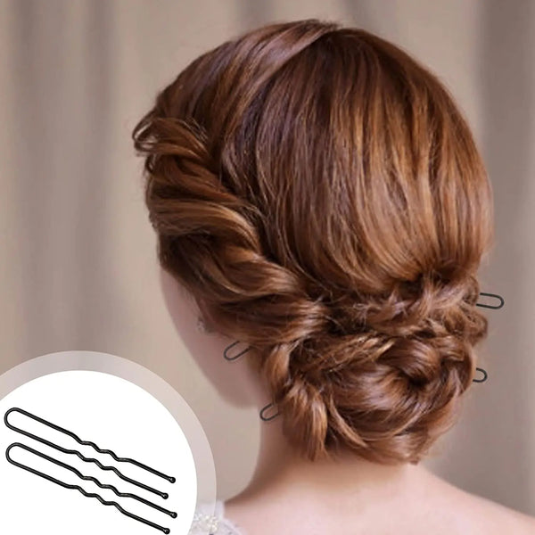 Waved U-Shaped Bobby Pin