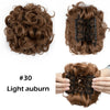 LARGE Comb Clip in Curly Hair Extension