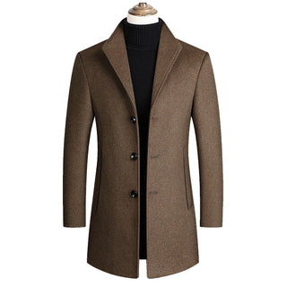 Buy camel Trench Pea Coat