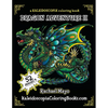 Dragon Adventure 2: A Kaleidoscopia Coloring Book: The Adventure Continues - Paperback
