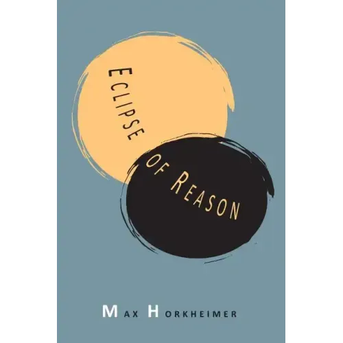 Eclipse of Reason - Paperback