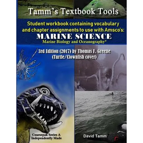 Student Workbook for Amsco's Marine Science* 3rd Edition by Thomas F. Greene: Relevant daily vocabulary and chapter assignments - Paperback