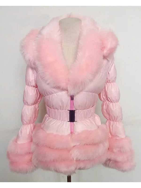 ZADORIN Fashion Faux Fur Coat