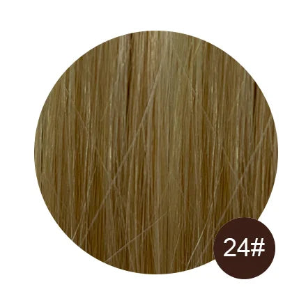 Women Toupee With Bangs Breathable 100% Real Human Hairpiece Blonde Color Wigs