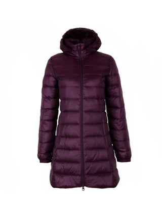 Buy purple Hat Detachable Ultra Light Down Jacket