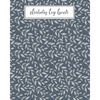 Diabetes Log Book: Record Daily Glucose Readings Two Year Blood Sugar Tracker Blue/Silver Leaf Design Note Pages and BONUS Coloring Pages! - Paperback
