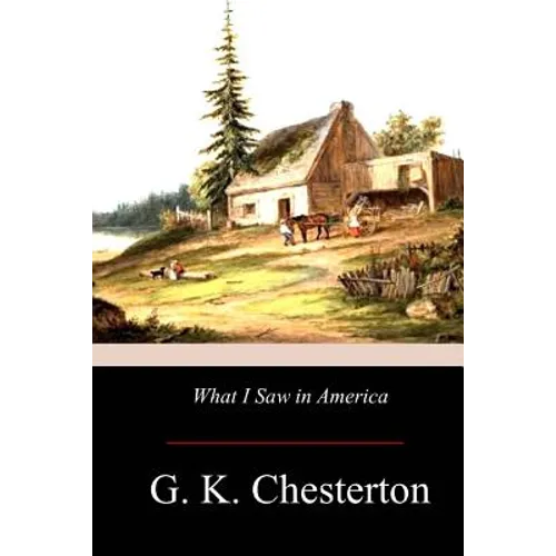 What I Saw in America - Paperback