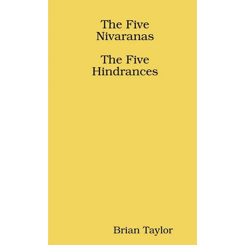 The Five Nivāraṇas - Paperback