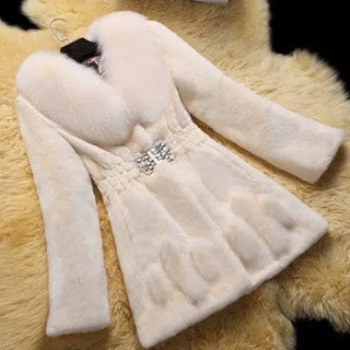Buy white Plush Coat