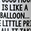 Funny Coffee Mug – Witty Balloon Saying Ceramic Cup | Dishwasher Safe Gift