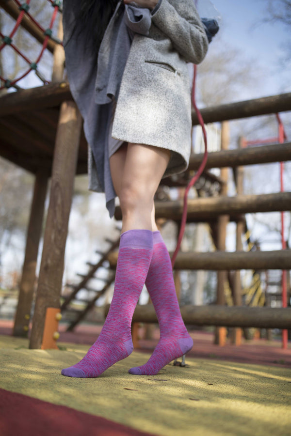 Grizzled Knee High Socks Set