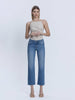 Romy Mid Rise Ankle Straight Jean