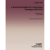 A Restricted English for Constructing Ontologies (RECON) - Paperback