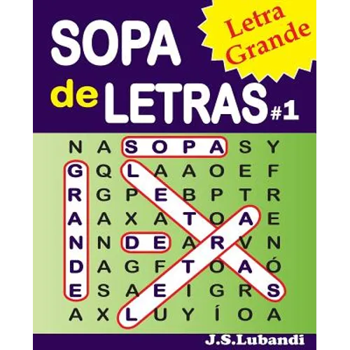 SOPA de LETRAS #1 (Letra Grande) - Paperback