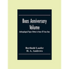Boas Anniversary Volume; Anthropological Papers Written In Honor Of Franz Boas - Paperback