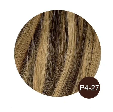 Women Toupee With Bangs Breathable 100% Real Human Hairpiece Blonde Color Wigs