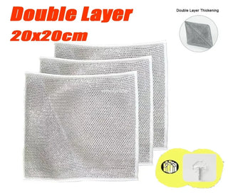 Buy double-layer Metal Steel Wire Rags