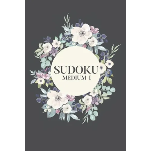 Sudoku MEDIUM I: 100 Medium Sudoku Puzzles, 6x9 Travel Size, Great for Beginners, Perfect Gift for Get Well Soon, Post Surgery Activity - Paperback