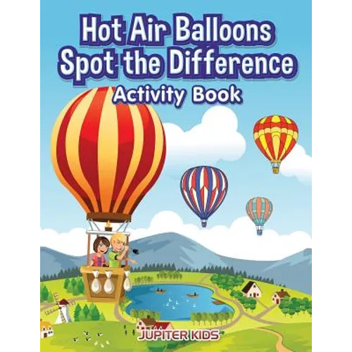 Hot Air Balloons Spot the Difference Activity Book - Paperback
