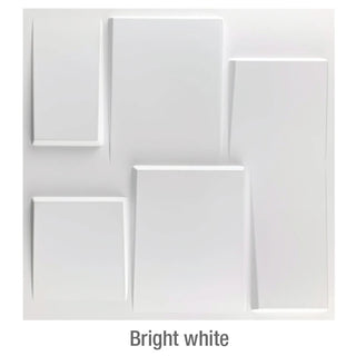 Buy r-bright-white1 Non-Self-Adhesive 3D Wall Sticker