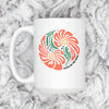 Floral Ceramic Mug – Inspirational Coffee Cup with Motivational Flower Pattern