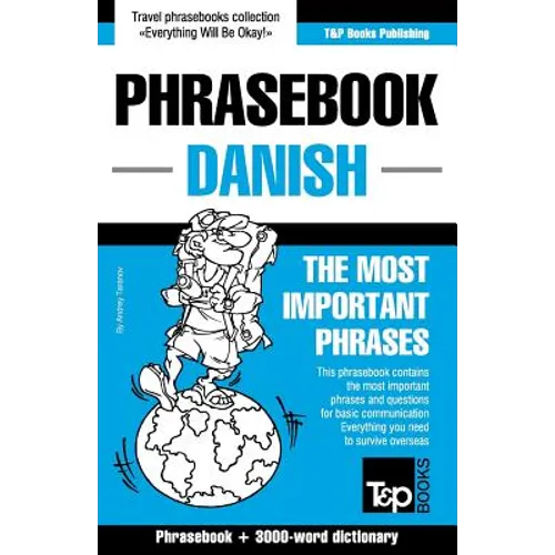 English-Danish phrasebook and 3000-word topical vocabulary - Paperback