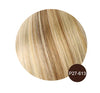 Women Toupee With Bangs Breathable 100% Real Human Hairpiece Blonde Color Wigs