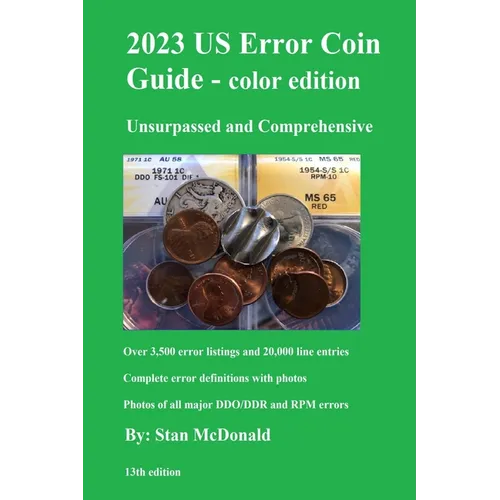 2023 US Error Coin Guide - Color Edition - Paperback