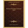 Memoir Of Jonathan Letterman (1883) - Paperback