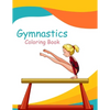 Gymnastics Coloring Book: Gymnast Coloring Book & Sketch Paper Gift For Girls - Paperback
