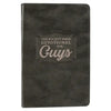 Pocket Bible Devotional for Guys Faux Leather - Leather