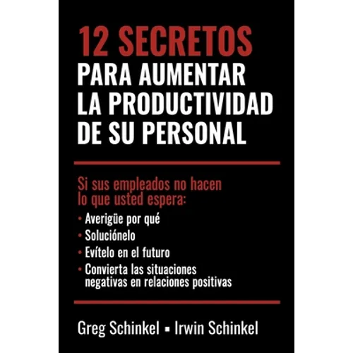 12 Secretos para aumentar la productividad de su personal - Paperback