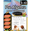 Pre Algebra Workbook 9th and 10th Grade: Pre Algebra Workbook Grade 9-10, Linear Equations, Quadratic Equations, Polynomials, Equations One-Side, Two- - Paperback