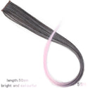 22 Inch Synthetic Colored Highlight Hair Extensions