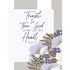 Proverbs 3: 5 Trust In the Lord with All Your Heart: floral journals to write in for women & bible verse word search and bible ver - Paperback
