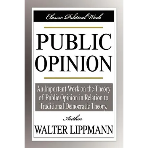 Public Opinion - Paperback