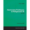 Harmonies Poetiques Et Religieuses III S.173 - For Solo Piano (1853) - Paperback
