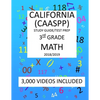 3rd Grade CALIFORNIA CAASPP, MATH, Test Prep: 2019: 3rd Grade California Assessment of Student Performance and Progress MATH Test prep/study guide - Paperback