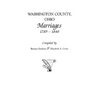 Washington County, Ohio Marriages, 1789-1840 - Paperback