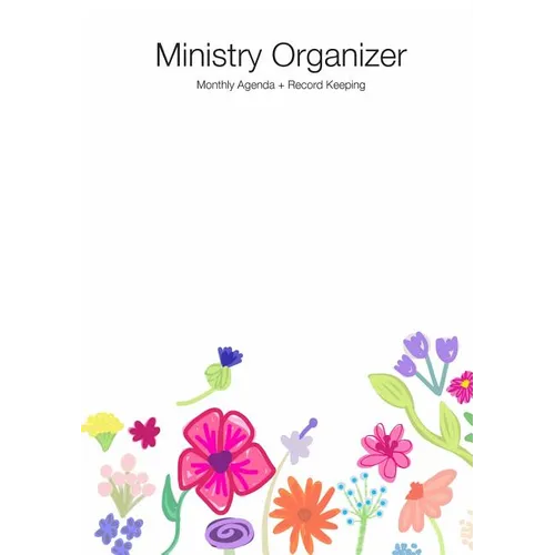 Jehovah's Witnesses Ministry Organizer, Month at a Glance Agenda + Records + Notes - Paperback