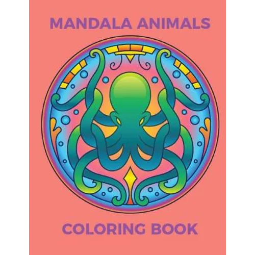 Mandala Animals Coloring Book - Paperback