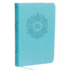NKJV, Value Thinline Bible, Compact, Imitation Leather, Blue, Red Letter Edition - Imitation Leather