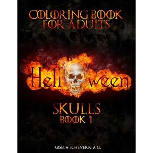 HALLOWEEN Skulls Book 1: Thematic Coloring Books For Adults - Paperback