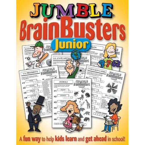 Jumble Brainbusters Junior: Because Learning Can Be Fun! - Paperback