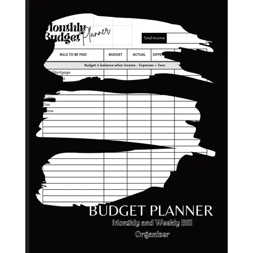 Budget Planner: Twelve Months Financial Organizer, Monthly and Weekly Budget Planner, Bill Payment, Expenses Tracker with Subscription and Debt Tracki - Paperback