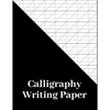Calligraphy Writing Paper: 180 Pages, calligraphers practice paper and workbook for lettering artist and calligraphy writers, slanted calligraphy pape - Paperback