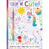 Color Me Cute! Coloring Book with Rainbow Pencil - Paperback